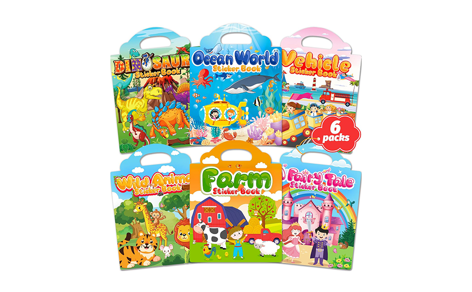 reusable sticker book